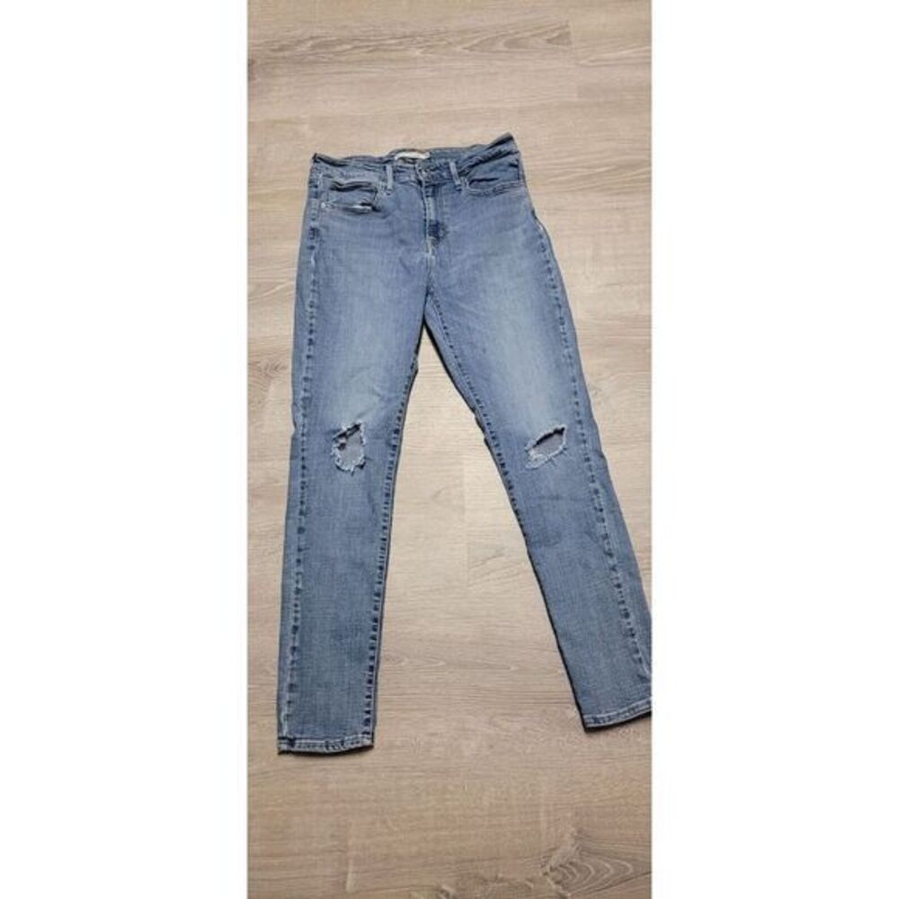Levi's 721 High Rise Skinny Jeans Distressed Size 30